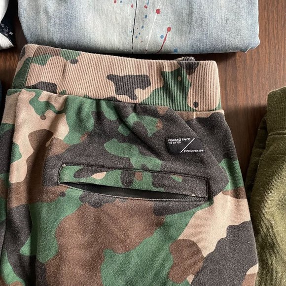 LOT OF 8 MEN'S PANTS JEANS SWEATPANTS JOGGERS SIZE 36 38 LARGE - Picture 7 of 9